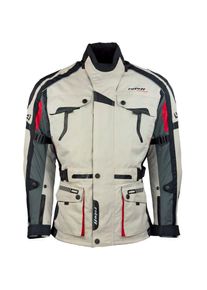 Roleff, Motorradjacke &raquo;CHICAGO&laquo; Mit Sicherheitsstreifen, schwarz-rot, 6XL,