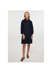 Eterna, Damen, Blusenkleid &raquo;REGULAR FIT&laquo;, navy, 40 - Normalgr&ouml;&szlig;en, Hemd-Kragen