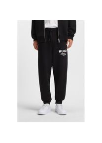 HUGO Blue, Herren, Jogginghose &raquo;Nevez&laquo; mit Beinb&uuml;ndchen und Oversize-Passform, Black005, N-Gr, S - N-Gr, Black005, Jogginghose von Hugo BLUE Menswear