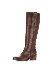 Gabor, Damen, Stiefel , Blockabsatz, Langschaftstiefel mit Best Fitting-Ausstattung, cognac, 38,5, cognac, Stiefel mit Rei&szlig;verschluss und 