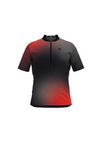 Ziener, Damen, Radtrikot &raquo;NEMIC-Z&laquo;, black. red, 48, black. red, aus schnelltrocknendem, elastischen Stoff