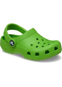 Crocs, Damen, Clog &raquo;Classic Clog K&laquo; Hausschuh, Schlappen, Strandschuh, Sandale mit Fersenriemen, gr&uuml;n, 22, Sportiver Clog f&uuml;r sommerliche Aktivit&auml;ten