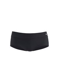 s.Oliver, Damen, Bikini-Hotpants &raquo;Spain&laquo; unifarben, schwarz, N-Gr, 40 - N-Gr, schwarz, In trendigem Uni