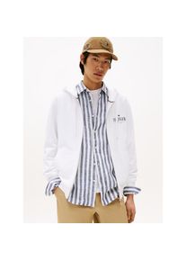 Tommy Hilfiger, Herren, Kapuzensweatjacke &raquo;HILFIGER STACKED HOODED ZIP TH&laquo;, White, M, Sweatjacke von Tommy Hilfiger Men
