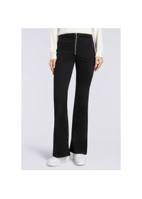 HUGO Blue, Damen, Bootcuthose &raquo;Hizumi&laquo; Super Slim, Rei&szlig;verschluss vorn, Black 001, N-Gr, 32 - N-Gr, Black 001, Hose von HUGO Blue Womenswear