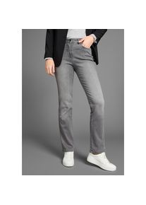 Arizona, Damen, Gerade Jeans &raquo;Annett&laquo; bequeme Passform, 5-Pocket-Style, hohe Taille, grey used, 44 - N-Gr, Hohe Taille f&uuml;r eine schlanke Silhouette 