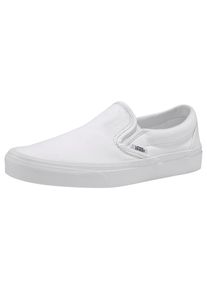 Vans, Damen, Slip-On Sneaker &raquo;UA Classic Slip-On&laquo; aus textilem Canvas-Material, wei&szlig;, 38,5, wei&szlig;, Angesagter Slip-On Sneaker von Vans