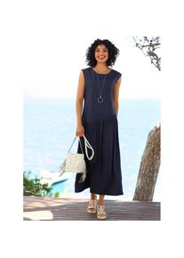 Heine, Damen, Sommerkleid &raquo;Kleid&laquo;, marine, 38 - Normalgr&ouml;&szlig;en, 2-in-1-Optik