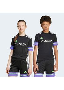 adidas Performance, Damen, Fu&szlig;balltrikot &raquo;F50 JSY Y&laquo;, Black / Purple Rush, 176, Black / Purple Rush, Ein leichtes Trikot f&uuml;r blitzschnellen Fu&szlig;ball.