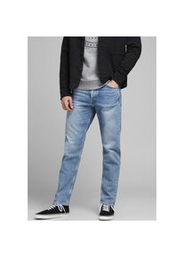 Jack & Jones Jack & Jones, Herren, Loose-fit-Jeans &raquo;JJICHRIS JJORIGINAL SBD 921 SN&laquo; mit G&uuml;rtelschlaufen, blue denim1, L&auml;nge 30, 29 - L&auml;nge 30, blue denim1, 