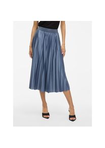 Vila, Damen, Plisseerock &raquo;VINITBAN SKIRT - NOOS&laquo;, Vintage Indigo, S (36), Langer Rock von Vila