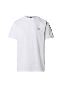 The North Face, Herren, T-Shirt &raquo;NSE Reflective Box&laquo; sportlicher Stil, mit reflektierender Grafik, aus Baumwolle, tnf white re, L, tnf white re, T-