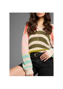 Laura Scott, Damen, Lederg&uuml;rtel mit goldfarbender runder Schnalle - NEW, schwarz, schwarz, Modischer Dameng&uuml;rtel