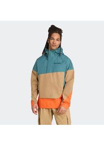 adidas terrex, Herren, Outdoorjacke &raquo;XPL 2.5L ANORAK&laquo;, Preloved Teal / Cardboard / Semi Impact Orange, S, Preloved Teal / Cardboard / Semi Impact 