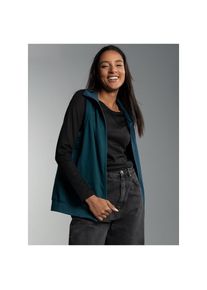 TRIGEMA, Damen, Steppweste &raquo;TRIGEMA Weste aus bequemem Sweat-Material&laquo; 1 Stk., saphir, S, saphir, Gestickte TRIGEMA-Schwinge auf Vorderteil
