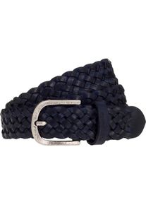 Tamaris, Damen, Flechtg&uuml;rtel individuell verstellbar, blau, blau, Damenlederg&uuml;rtel von Tamaris