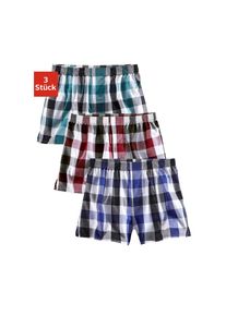Le Jogger , Unisex, Boxer &raquo;Boxershorts f&uuml;r Jungen&laquo; Packung, 3 Stk. l&auml;ssiger Style in bequemer Passform, bunt, 146/152 - 3 Stk., Webboxer im 3er Pack 
