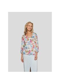 Rabe, Damen, Druckbluse im Tunika-Stil und mit floralem Muster, Mandarine, 52, Tunika-Bluse von Rabe MODEN