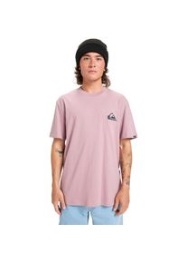 Quiksilver, Herren, T-Shirt &raquo;Ev Mini Logo&laquo;, Elderberry, L, Material: Jersey aus Walkfrottier