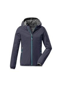 Killtec, Unisex, Funktionsjacke &raquo;KOS 164 GRLS JCKT&laquo; Ultraleichte, wasserabweisende M&auml;dchenjacke, packbar, reflektierend, nachtblau, 128, Ultraleichte 