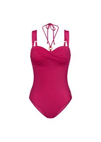 Triumph, Damen, Badeanzug &raquo;Summer Twist&laquo; softes Material, Zierring, schnelltrocknende Cups, BERRY, Cup D, 44 - Cup D, BERRY, Gepolsterter Badeanzug