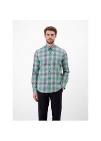 Lerros, Herren, Langarmhemd mit Karo Muster, Storm BLUE, M - N-Gr, Hemd von Lerros