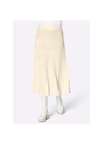 CREATION L PREMIUM, Damen, Strickrock, ecru, 42, ecru, reine Merino-Wolle
