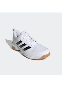 adidas Performance, Herren, Handballschuh &raquo;LIGRA 7 INDOOR&laquo;, Cloud White / Core Black / Cloud White, 48, Ein atmungsaktiver Schuh f&uuml;r Indoor-Sport.