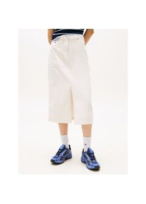 Tommy Jeans, Damen, Cordrock &raquo;TJW CLAIRE UTILITY SKIRT CORD&laquo;, Ancient White, 29, Ancient White, Cordrock von Tommy Jeans