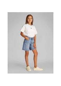 Calvin Klein Jeans, Damen, Bermudas &raquo;BERMUDA SHORTS CLOUDY BLUE&laquo; in blauer Waschung, Cloudy Blue, 8 (128) - N-Gr, Bermudashorts von CALVIN KLEIN