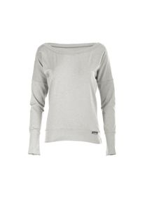 WINSHAPE, Damen, Oversize-Shirt &raquo;Longsleeve WS2&laquo;, grey melange, XL, L&auml;ssiger, legerer Oversize-Schnitt
