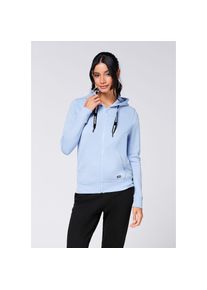 Chiemsee, Damen, Kapuzensweatjacke, Brunnera Blue, S (36), Chiemsee Damen-Kapuzenjacke mit Label-Details