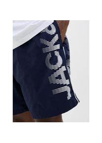 Jack & Jones PlusSize Jack & Jones PlusSize, Herren, Badeshorts &raquo;JPSTMAUI JJSWIM SPLICE LOGO AKM SN PLS&laquo;, Navy Blazer, N-Gr, 48 - N-Gr, Navy Blazer, Bequeme Badeshort von 