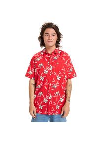 Quiksilver, Herren, Kurzarmhemd &raquo;Apero Classic&laquo;, Salsa Dusty Floral, US-Gr&ouml;&szlig;en, L - US-Gr&ouml;&szlig;en, Salsa Dusty Floral, Stoff: Leinwandgewebe aus 