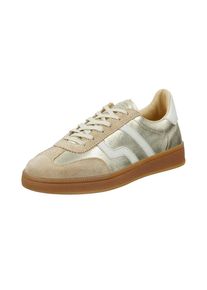 Gant, Damen, Sneaker &raquo;Cuzima&laquo; Retro Sneaker, Schn&uuml;rschuh im Metallic Look, goldfarben, 41, Retro Sneaker mit seitlicher Logopr&auml;gung