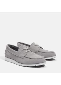 Timberland, Herren, Sneaker &raquo;GRAFTON BAY LACE UP SHOE&laquo;, LT GREY SUEDE, 45, Stylischer Sneaker von Timberland mit Schn&uuml;rung