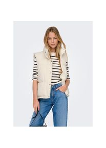 Only, Damen, Steppweste &raquo;ONLNEWDOLLY CORDUROY WAISTCOAT CS OTW&laquo;, Birch, XS, Birch, Gesteppte Weste von Only
