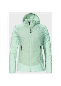 Sch&ouml;ffel Sch&ouml;ffel, Damen, Funktionsjacke &raquo;Hybrid Jk Style Blaueis WMS&laquo; mit Kapuze, 6205 - gr&uuml;n, 44, Hybridkonstruktion mit wasser- und windabweisenden, 