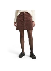 Tom Tailor Denim, Damen, Minirock mit Taschen, soft chocolate brown, XXL, soft chocolate brown, Rock von Tom Tailor Denim