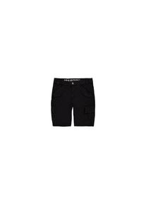 Alpha Industries, Damen, Shorts &raquo;Airman Short&laquo;, black, Normalgr&ouml;&szlig;en, 30 - Normalgr&ouml;&szlig;en, black, Twill Stretch Stoff
