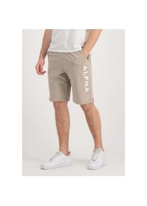 Alpha Industries, Herren, Sweatshorts &raquo;Alpha Jersey Short&laquo;, vintage sand, Normalgr&ouml;&szlig;en, XXL - Normalgr&ouml;&szlig;en, vintage sand, Single Jersey Stoff