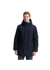 Tom Tailor, Damen, Kurzmantel mit Kapuze, sky captain blue, XXL, sky captain blue, Mantel von Tom Tailor