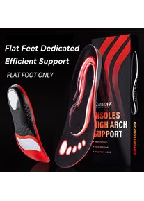 220+ Lbs Premium Orthopedic Heavy Duty Arch Support Insoles for Feet PU Gel Shock Absorption Breathable Feet Pain Care Insole