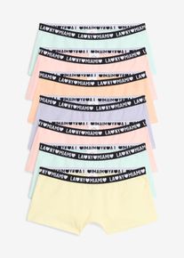 bonprix Bokserki z miękką bawełną organiczną (7 par), ż&oacute;łty, 164/170