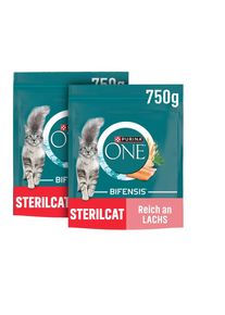 Purina ONE Bifensis Sterilcat met zalm 2x750 g