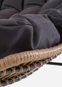 Poltrona da giardino con struttura in metallo, Grigio, Taglia 80x96 cm, bonprix