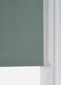 Tenda a rullo oscurante stretta in tinta unita, Verde, Taglia 150x40 cm, bonprix