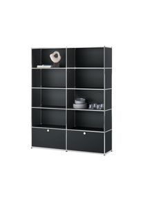 Tchibo - &raquo;Cn3&laquo; polc 2 ajt&oacute;val - fekete