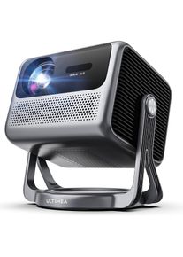Ultimea Beamer mit Dolby Audio, 4K-Unterst&uuml;tzung, Android TV 11.0, 600 ANSI Lumen, Bluetooth (Full HD, 600 lm, 1.25:1), Beamer, Silber