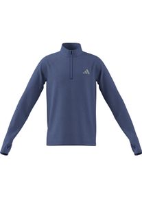 Adidas, Jungen, Sportshirt, Goto Pz 1/4 Zip (152), Blau, 152